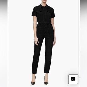 Good American Fit for Success Jumpsuit Black Denim